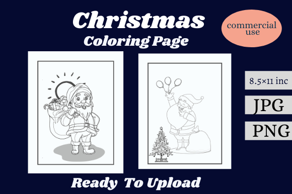 Christmas Coloring Page for Kids Vol.4: A Strategic Tool for Your KDP Business
