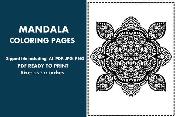 Discover the Tranquil Beauty of Coloring Pages Mandala - 79