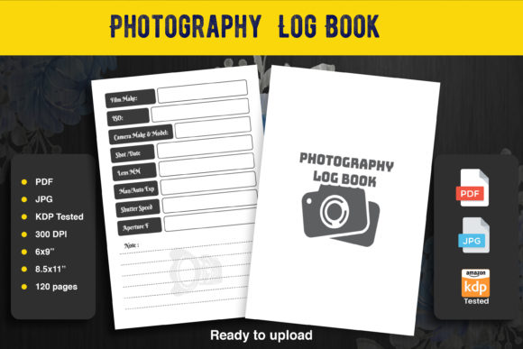 Essential Photography Log Book for KDP