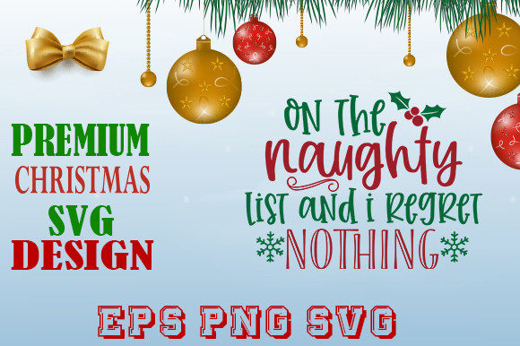 On the Naughty Christmas T Shirt Design: A Festive and Playful Choice