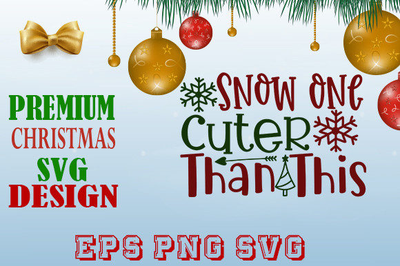 Snow One Cuter Than This Christmas: A Versatile and Adaptable Design for the Holiday Season