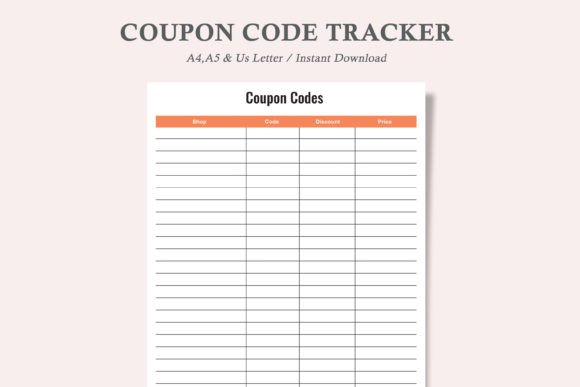 Stay Organized with Coupon Code Tracker