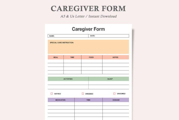 Streamlining Senior Care with Printable Caregiver Forms